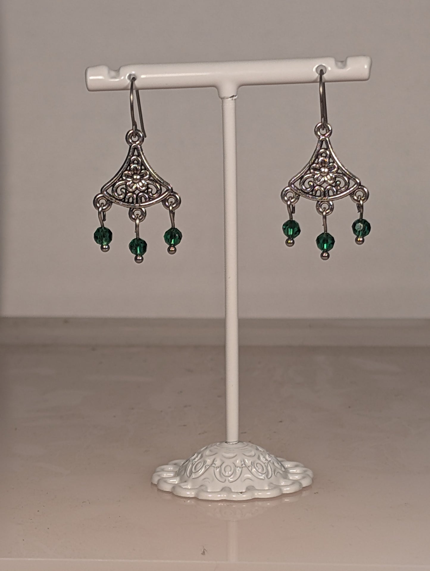 Daisy Chandelier Earrings in Assorted Colors CED