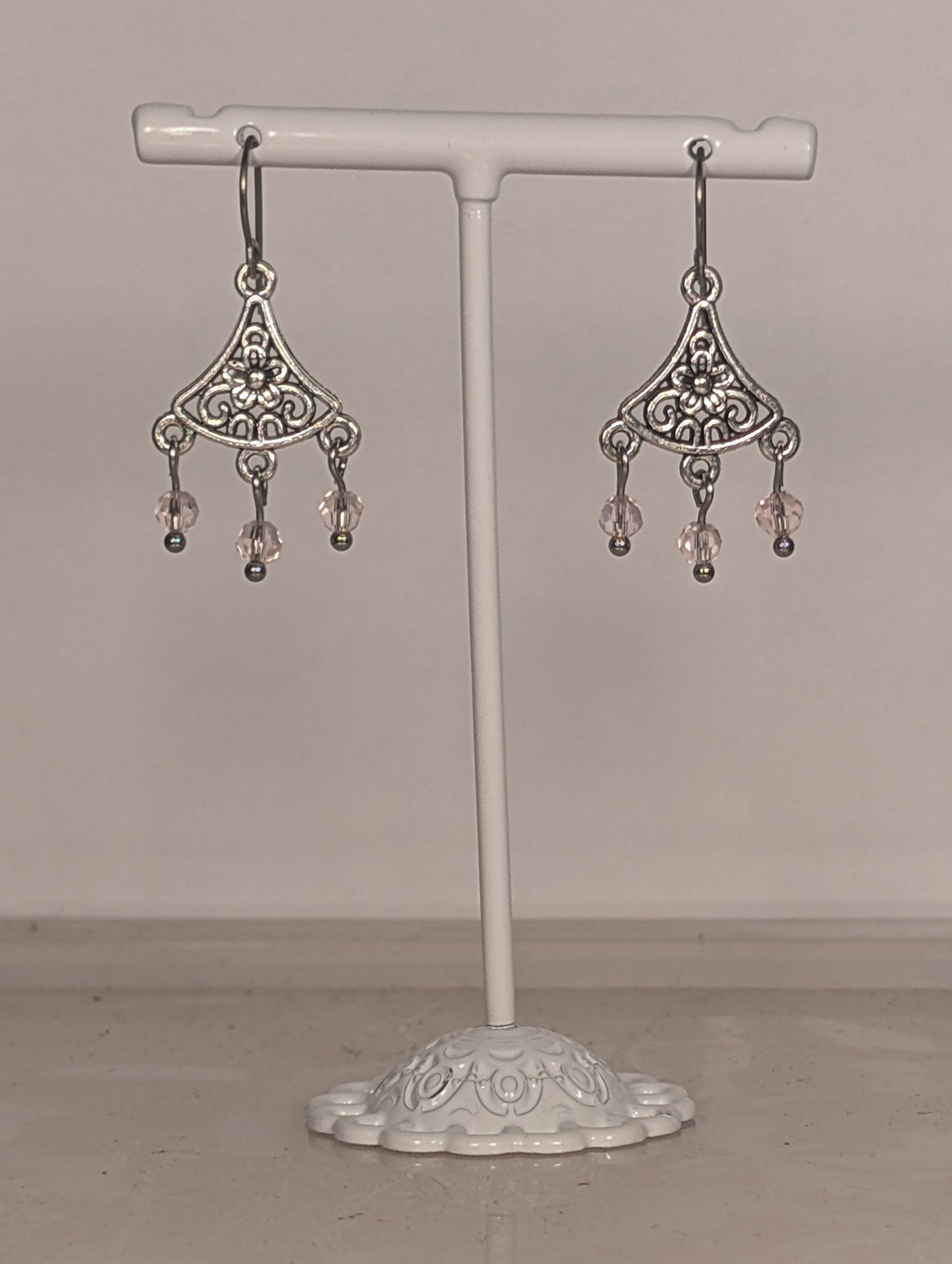 Daisy Chandelier Earrings in Assorted Colors CED
