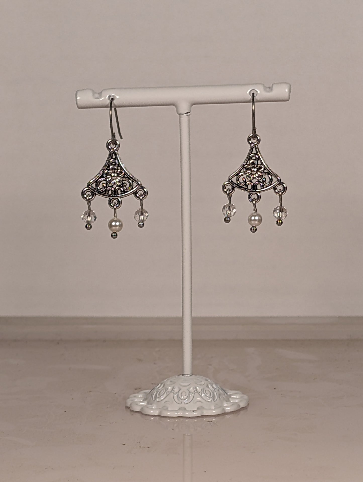 Daisy Mix Chandelier Earrings in Assorted Colors CEDM
