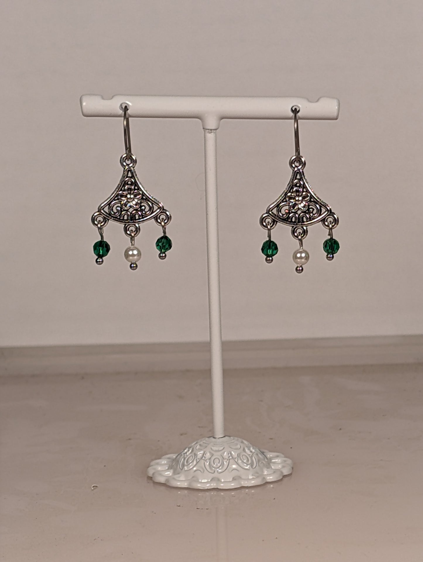 Daisy Mix Chandelier Earrings in Assorted Colors CEDM