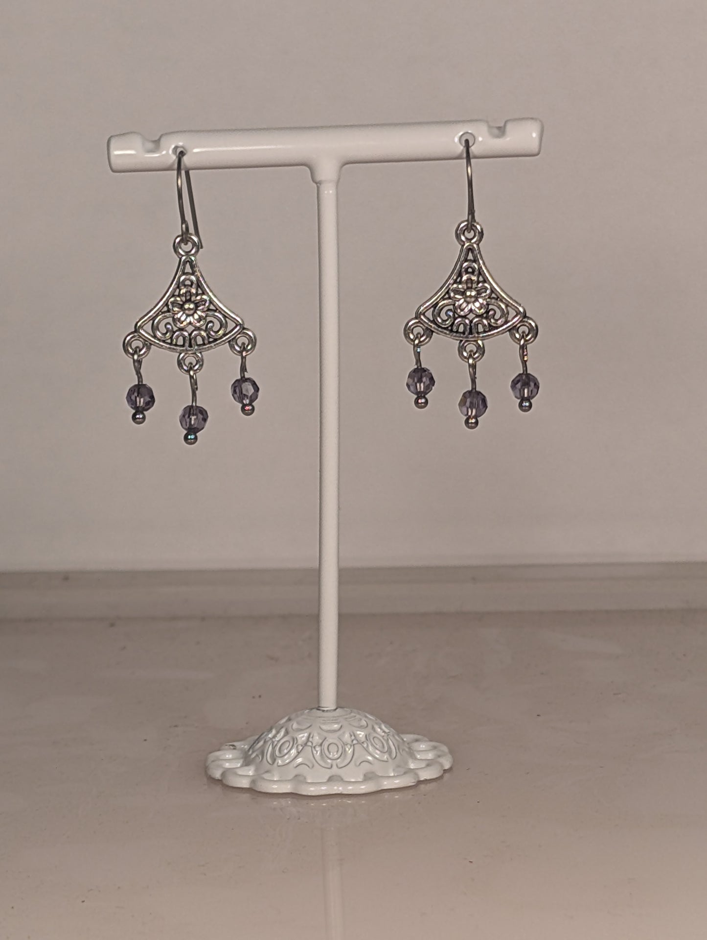 Daisy Chandelier Earrings in Assorted Colors CED