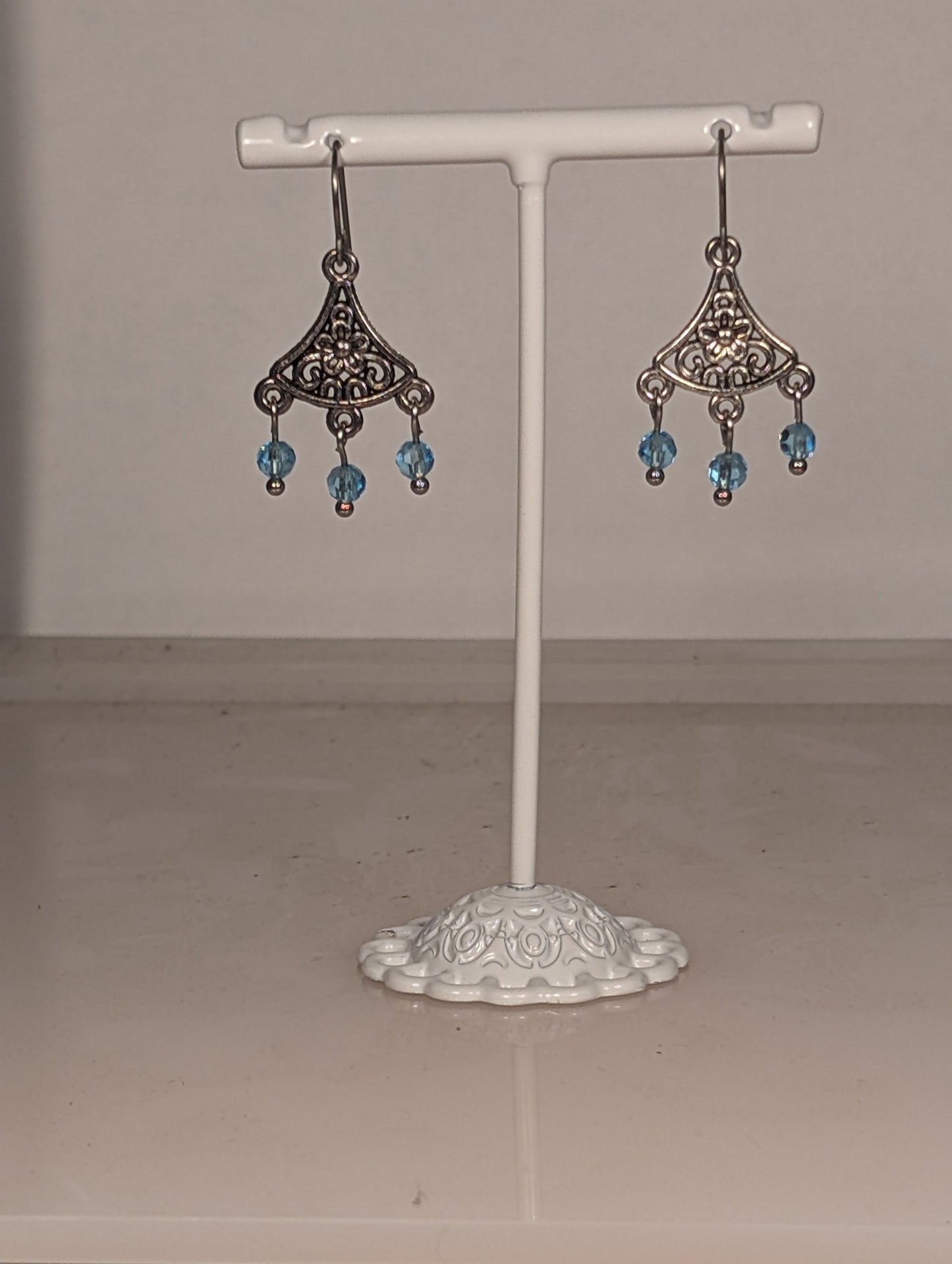 Daisy Chandelier Earrings in Assorted Colors CED