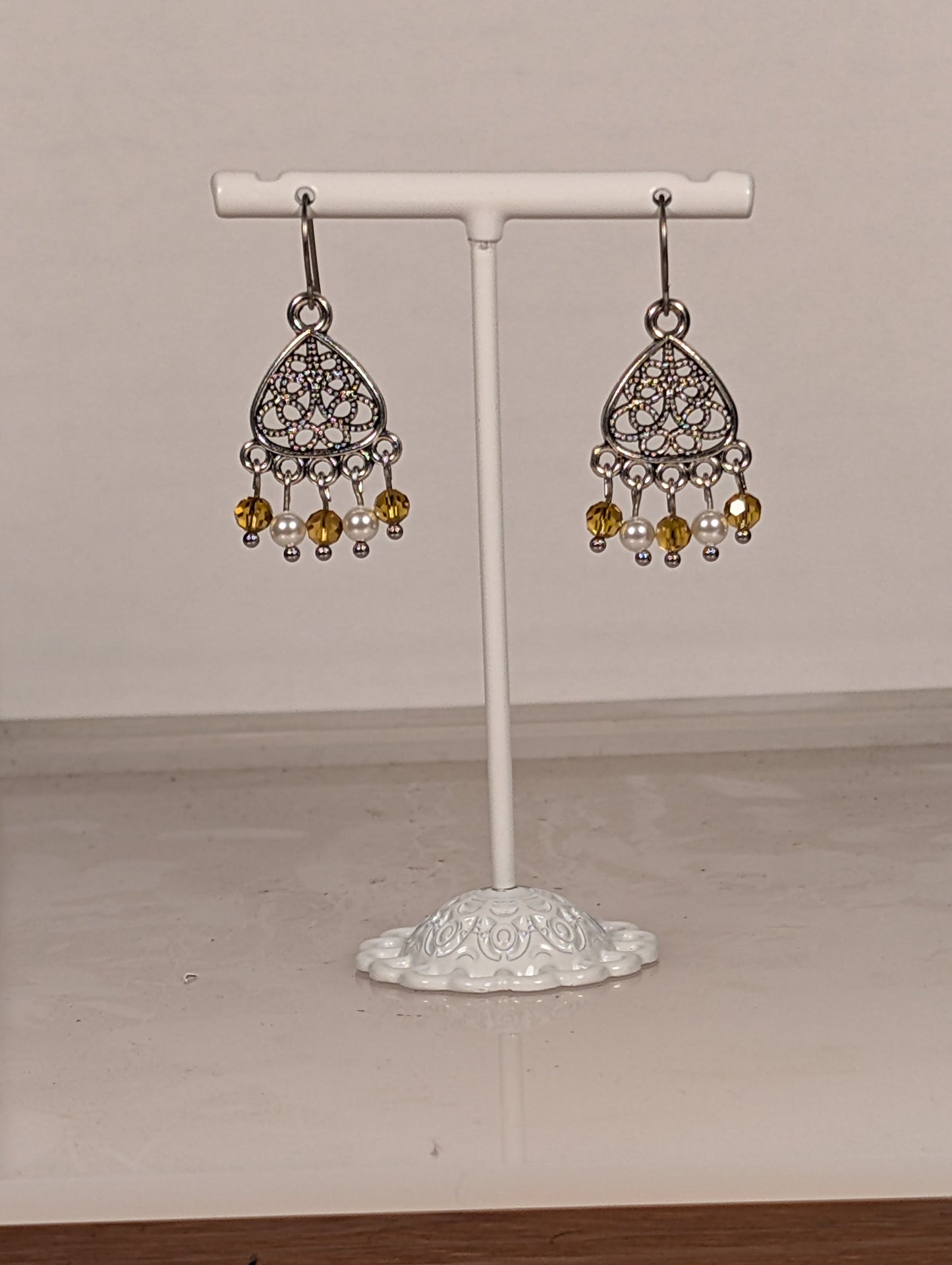 Knot Mix Chandelier Earrings in Assorted Colors CEKM