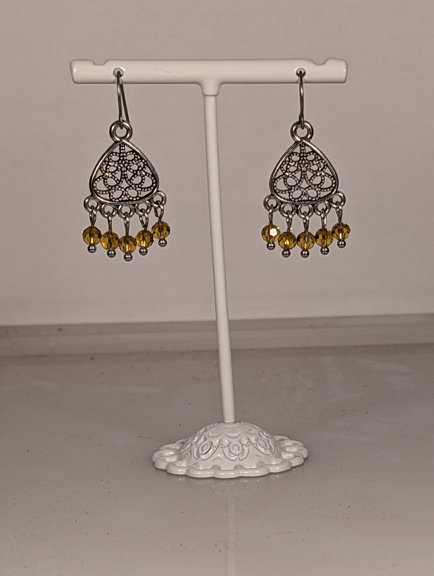 Knot Chandelier Earrings in Assorted Colors CEK