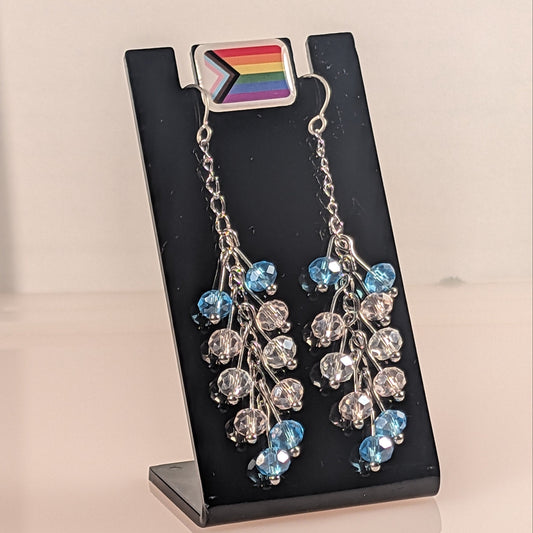 Pride Crystal Drop Earrings PXCDE