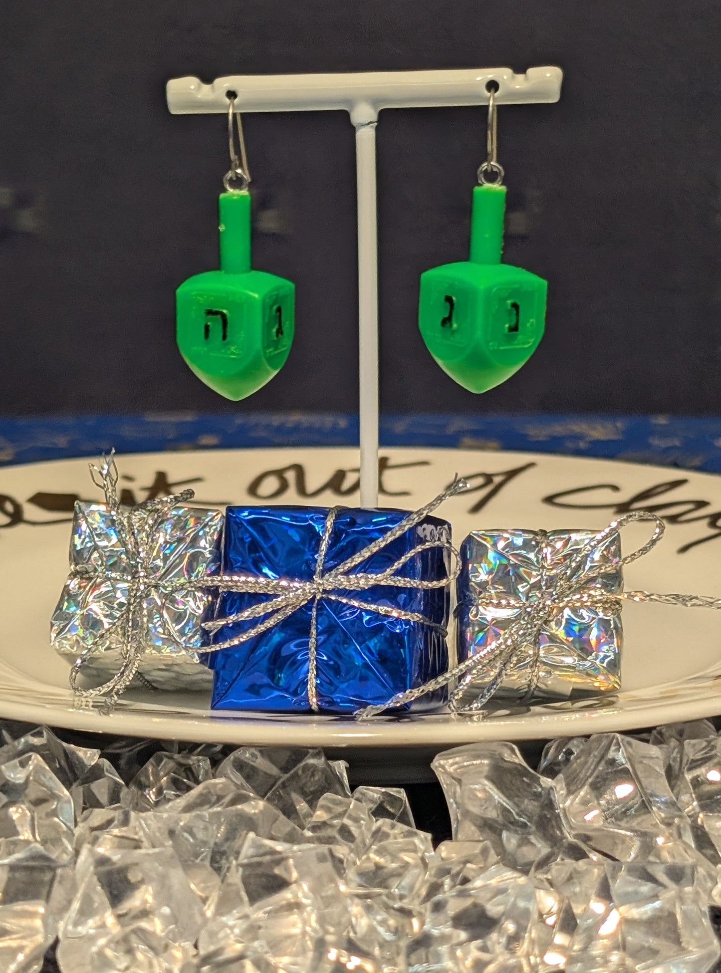 Dreidel Earrings HHDE