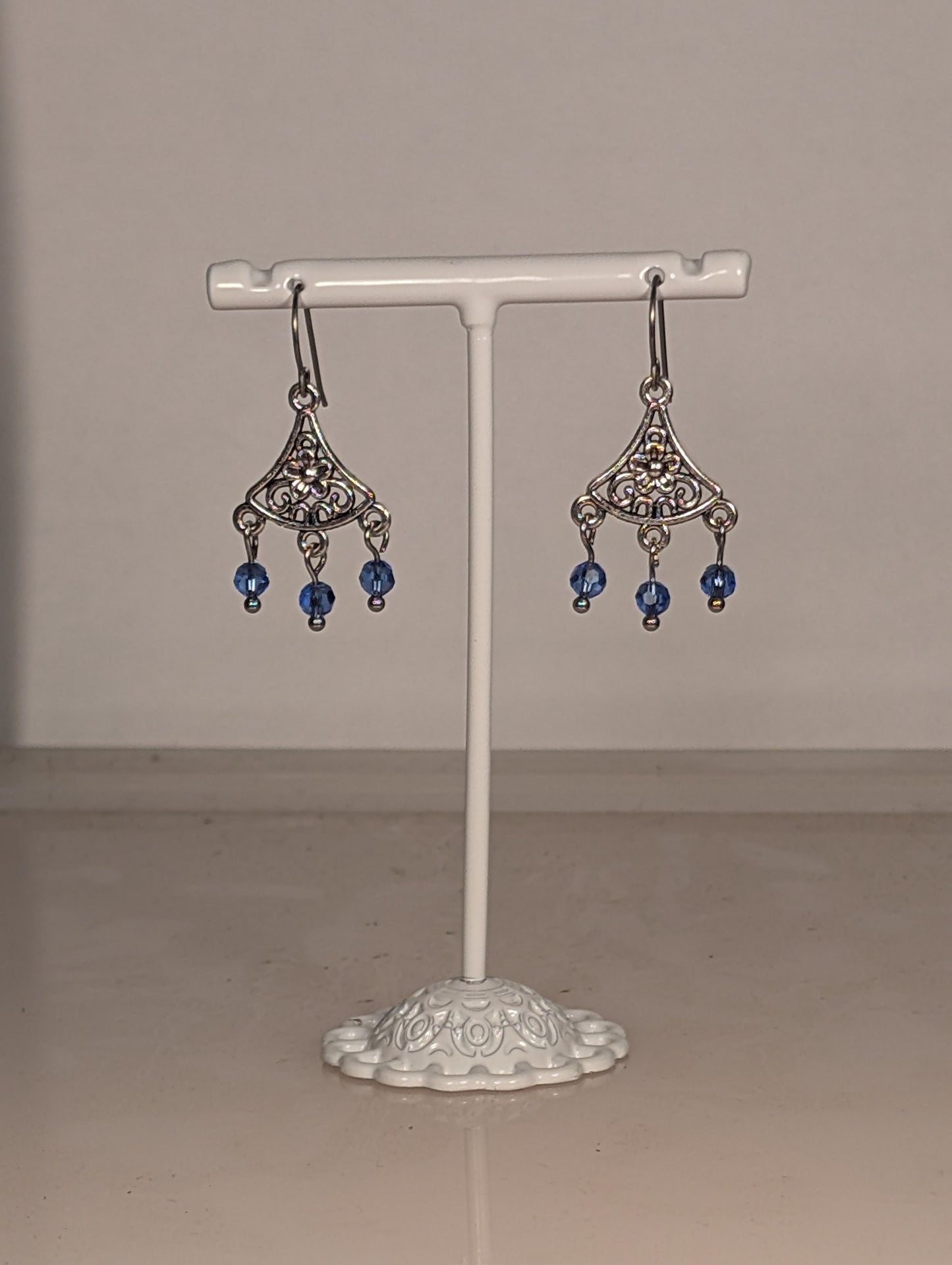 Daisy Chandelier Earrings in Assorted Colors CED