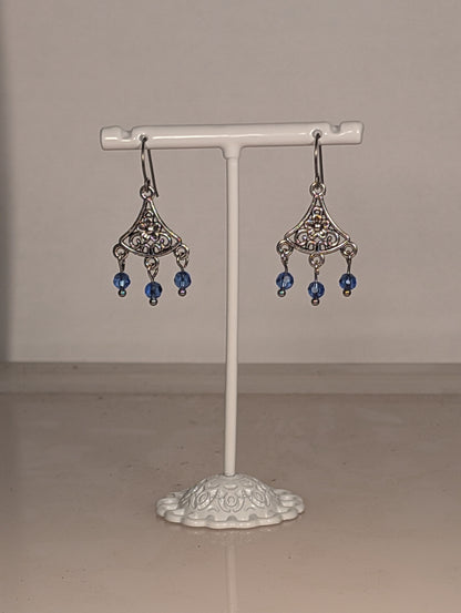 Daisy Chandelier Earrings in Assorted Colors CED
