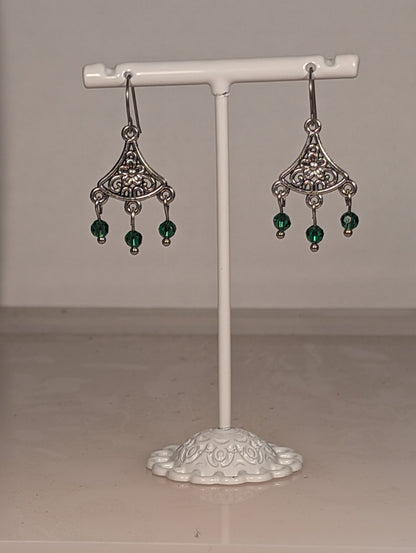 Daisy Chandelier Earrings in Assorted Colors CED