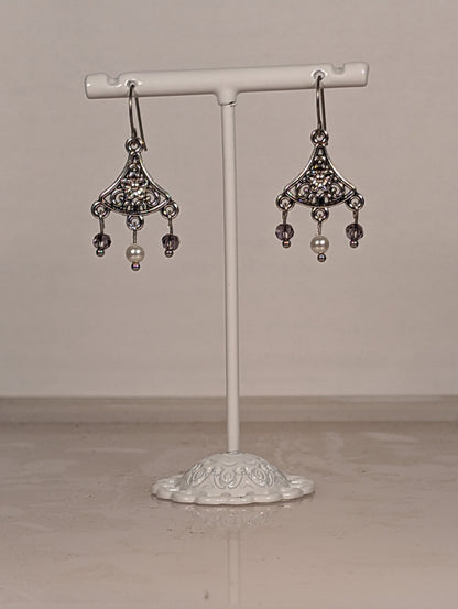 Daisy Mix Chandelier Earrings in Assorted Colors CEDM