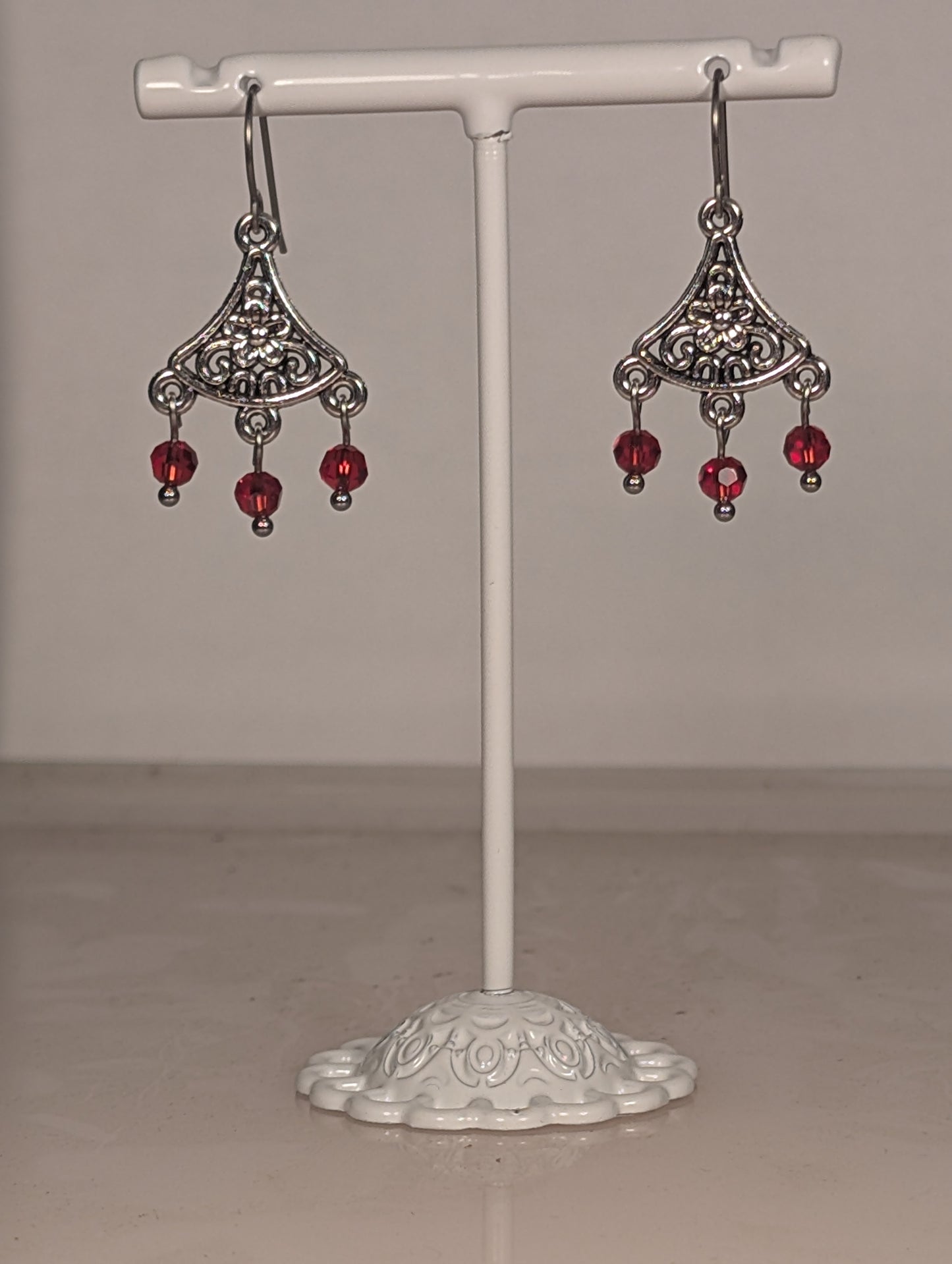 Daisy Chandelier Earrings in Assorted Colors CED