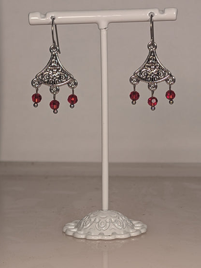 Daisy Chandelier Earrings in Assorted Colors CED