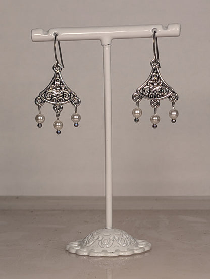 Daisy Chandelier Earrings in Assorted Colors CED