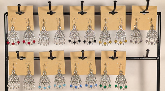 Knot Mix Chandelier Earrings in Assorted Colors CEKM