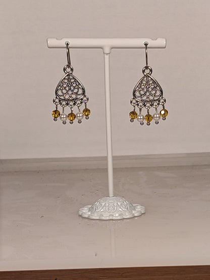 Knot Mix Chandelier Earrings in Assorted Colors CEKM