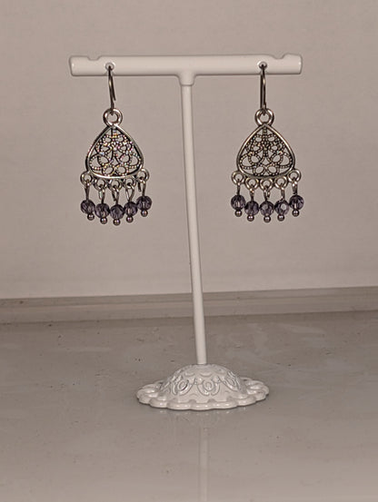 Knot Chandelier Earrings in Assorted Colors CEK