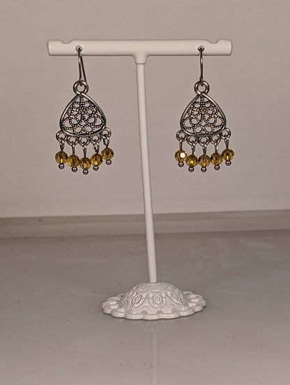 Knot Chandelier Earrings in Assorted Colors CEK