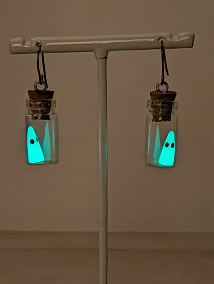 Halloween Glow Ghost Earrings HGG
