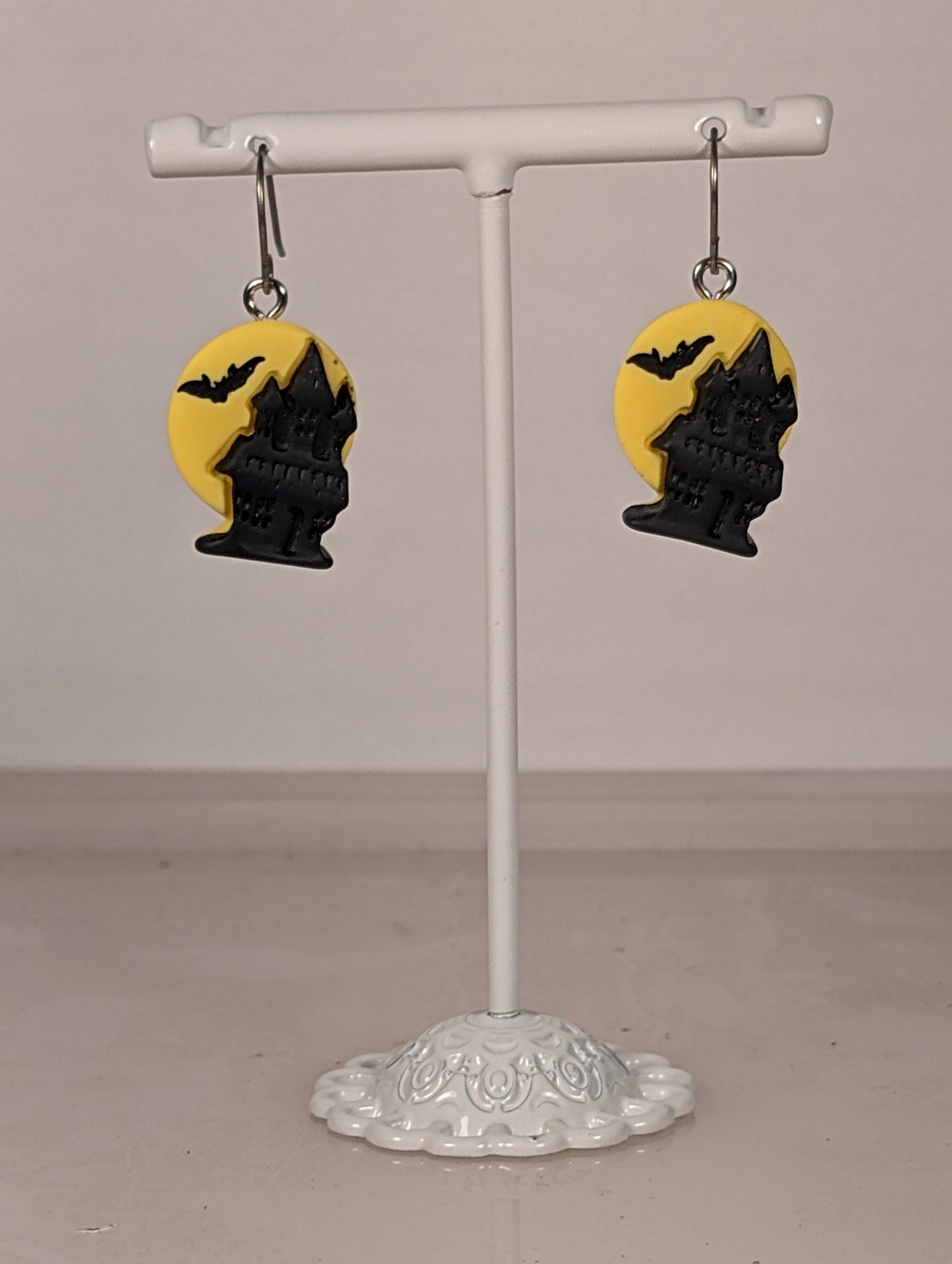 Halloween Haunted House Earrings HHH