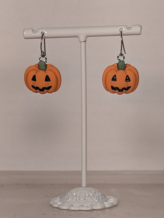Halloween Jack-o-lantern Earrings HJ