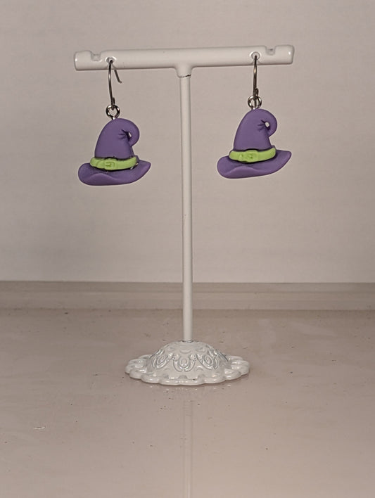 Halloween Witches Hat Earrings HWH