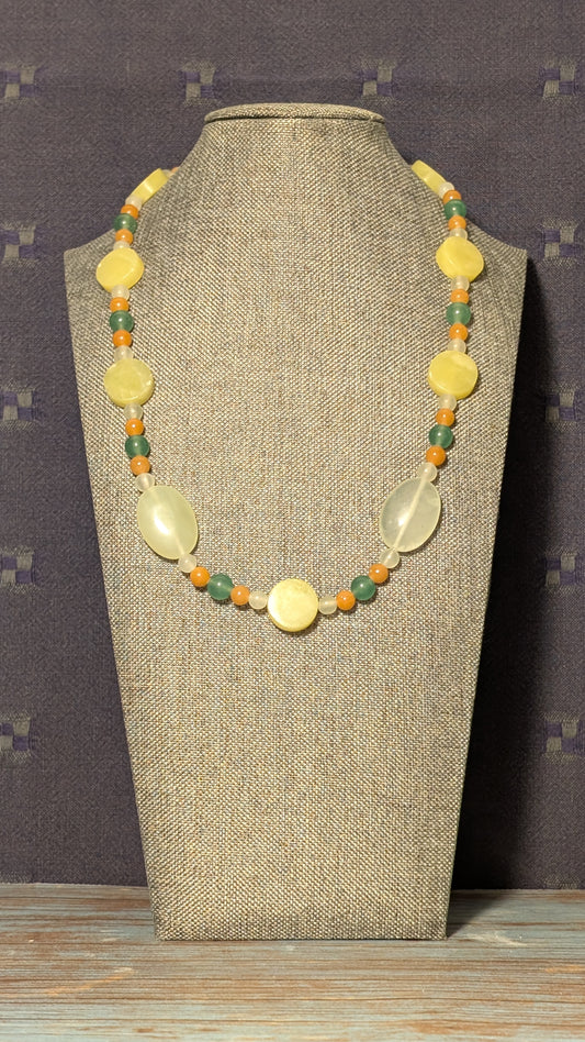 Multicolor Aventurine with Alloy Clasp N2