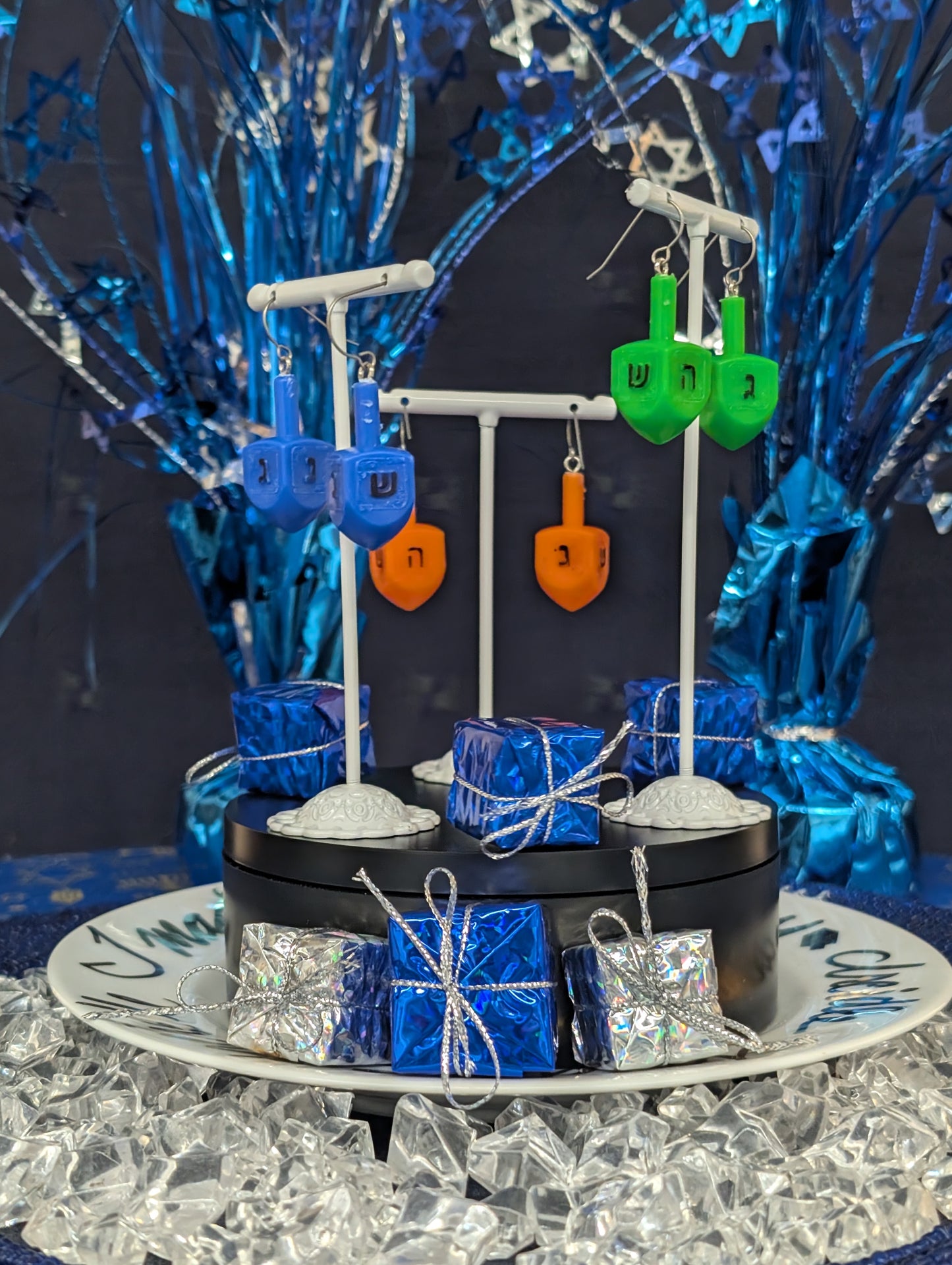 Dreidel Earrings HHDE