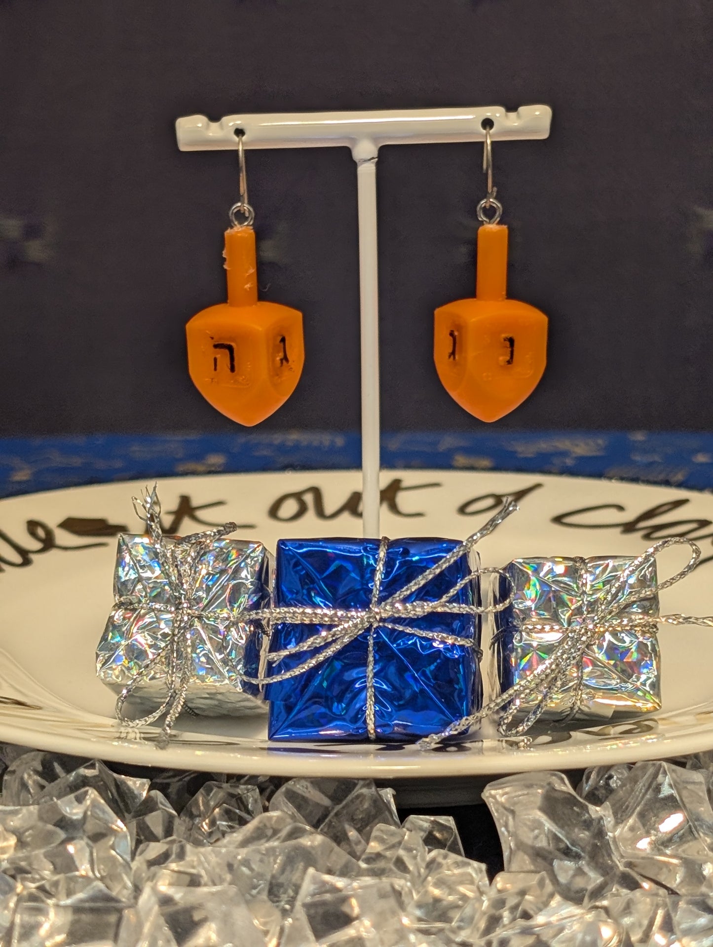 Dreidel Earrings HHDE