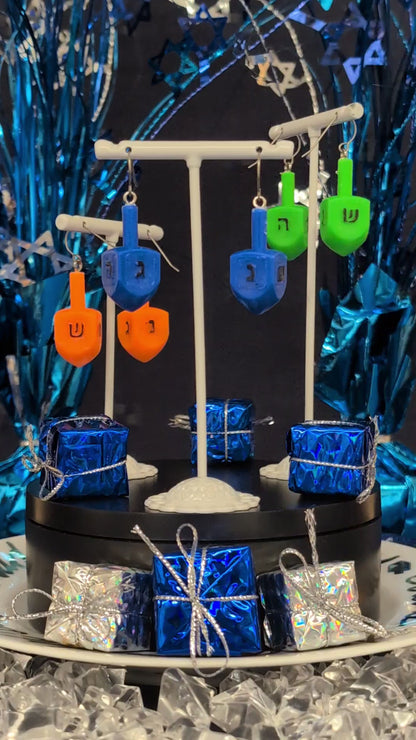 Dreidel Earrings HHDE